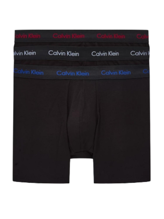 Calvin Klein 3-PACK Boxer Brief underbukser - B-cobalt/Rebellious/Dusty sailor
